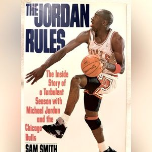 The Jordan Rules Hardcover Sam Smith 1992 Michael Jordan Chicago Bulls Book